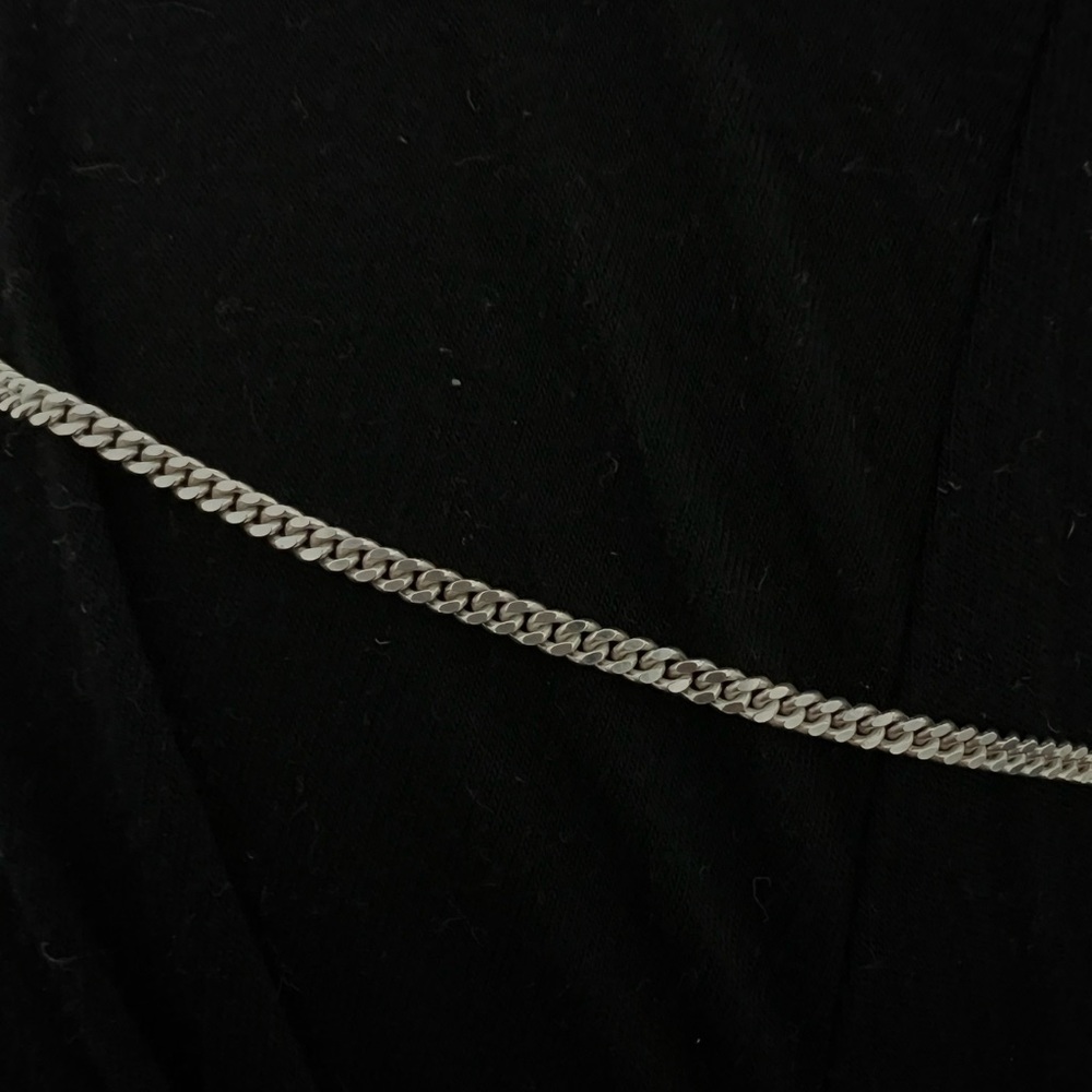 Sterling silver 3mm Cuban link chain